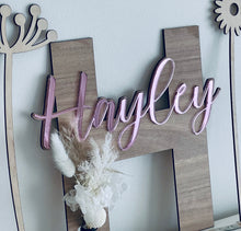 Load image into Gallery viewer, Floral letter name