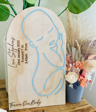 Load image into Gallery viewer, Arch birth detail plaque