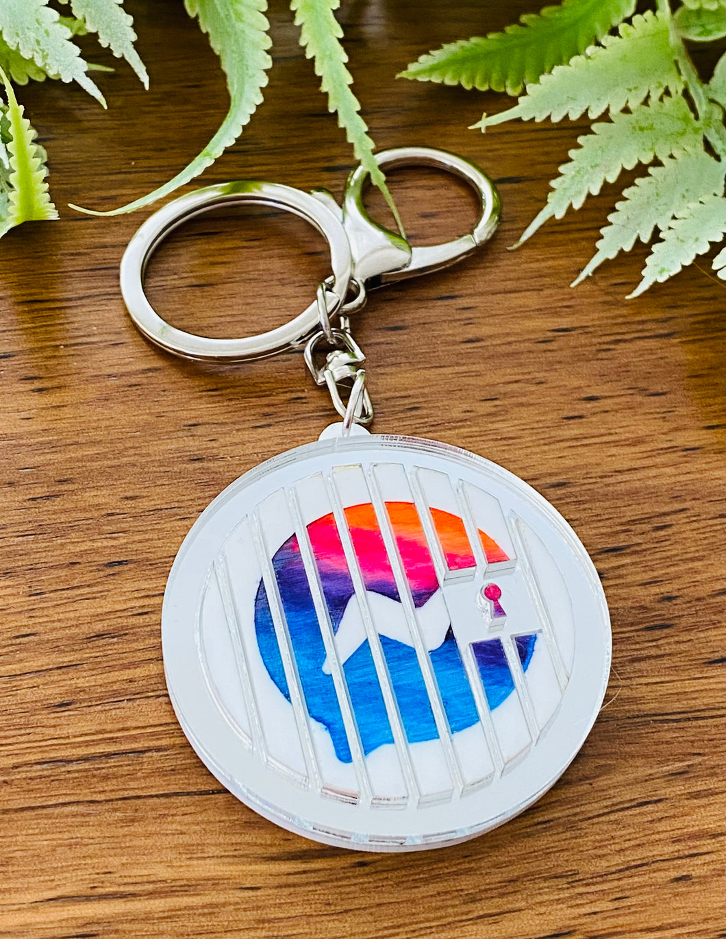 Messenger jail keyring