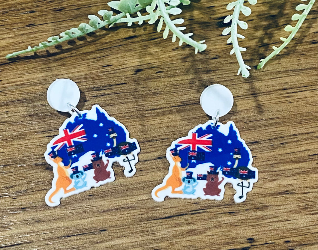 Aussie theme dangles