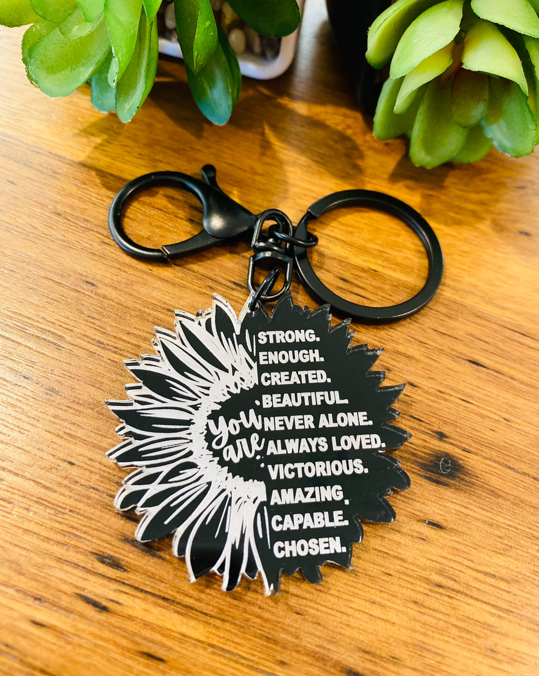 You are sunflower keyring
