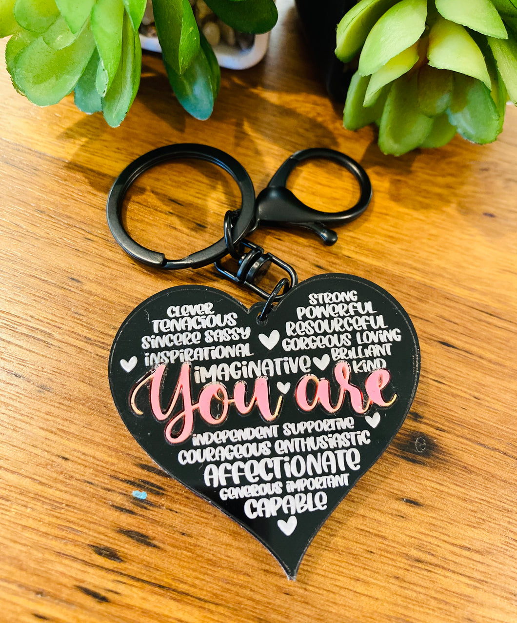 You are heart keyring