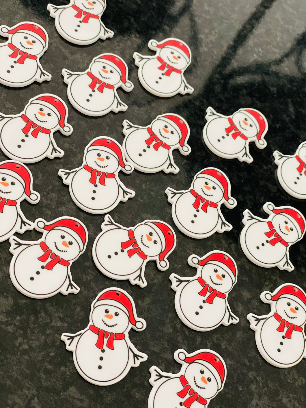 Snowman earring blank