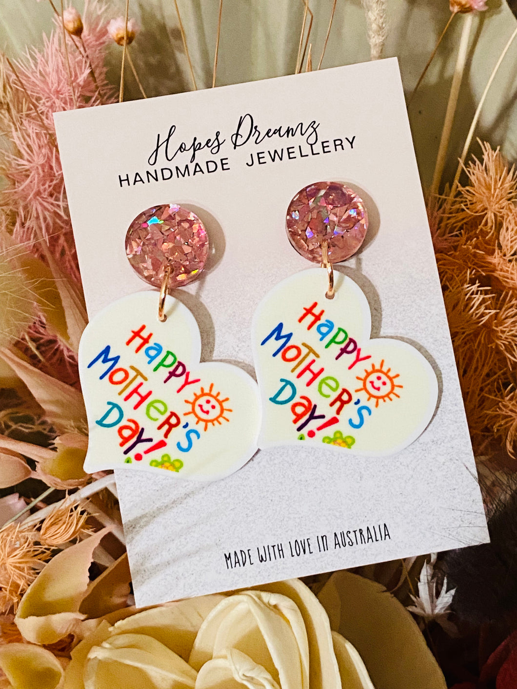 MOTHERSDAY heart earrings