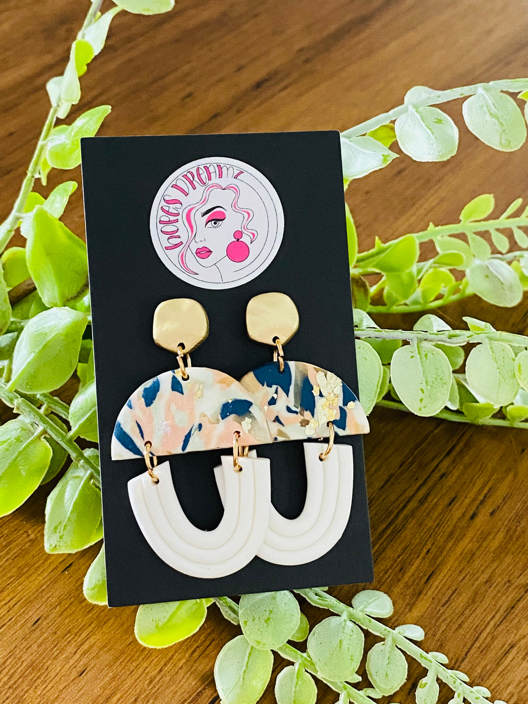 Natural marble swirl drop