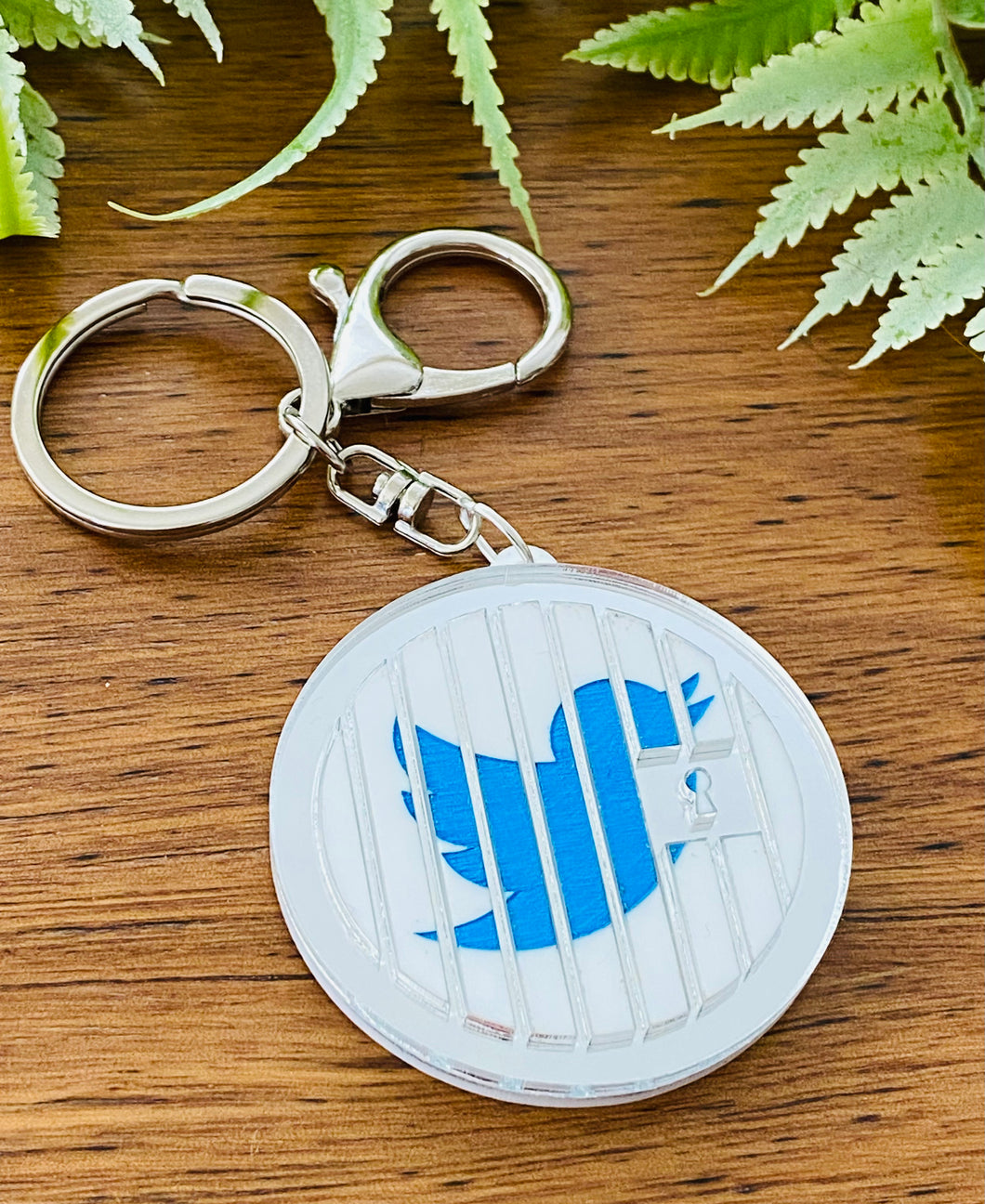 Twitter keyring
