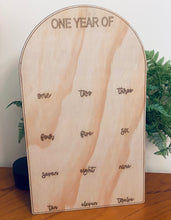 Load image into Gallery viewer, One year birthday board
