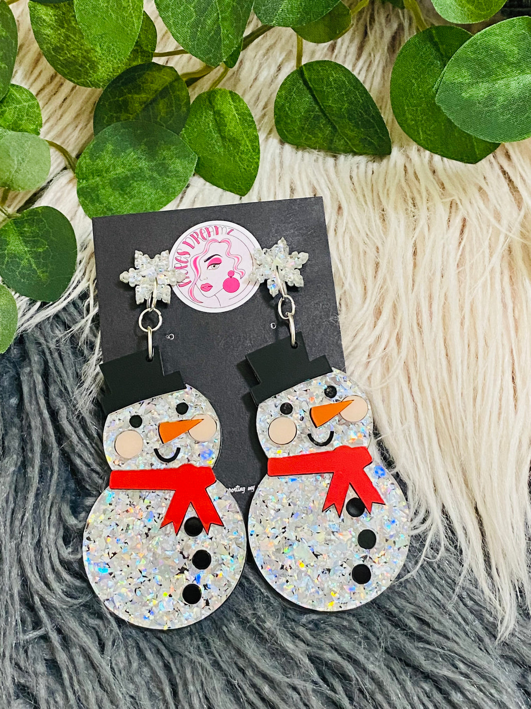 Sparkling snowman