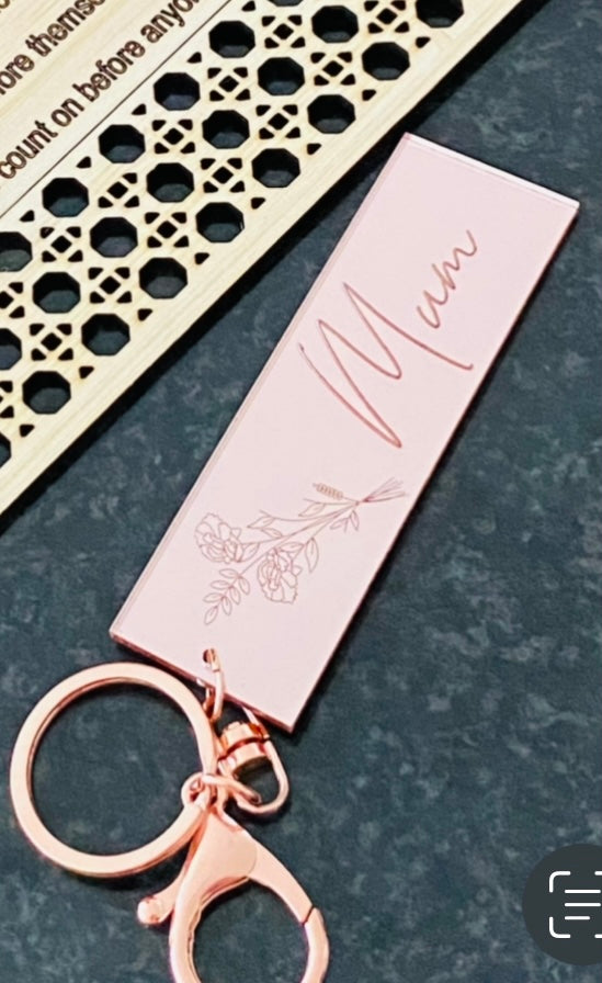 Mum keyring