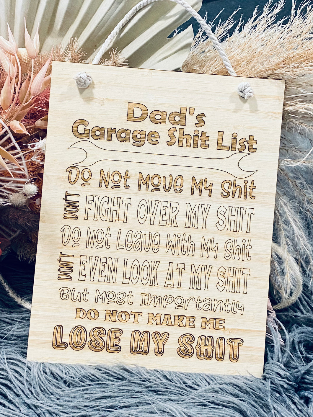 Dads garage shit list