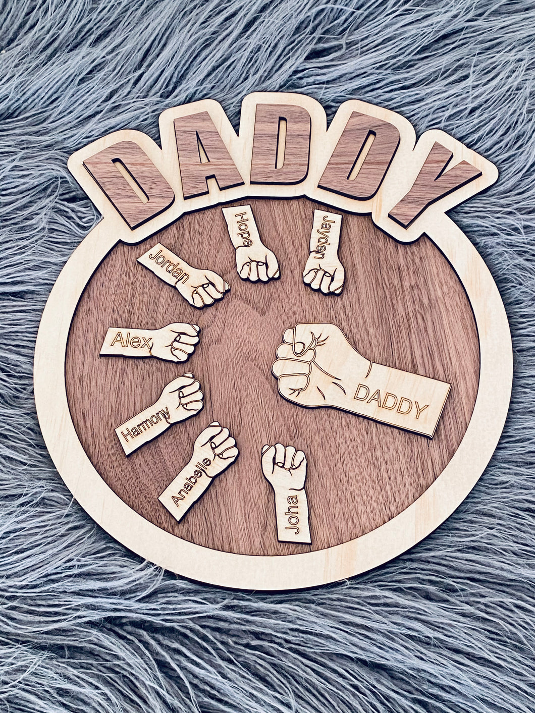 FathersDay fist pump plaque