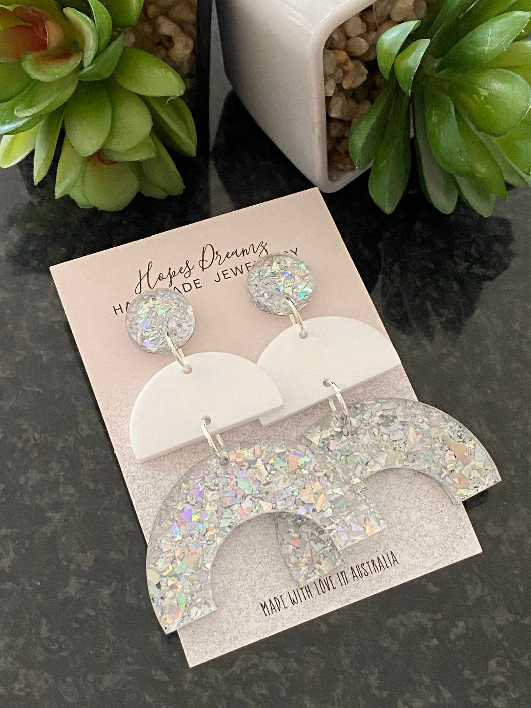 Silver arch double drop