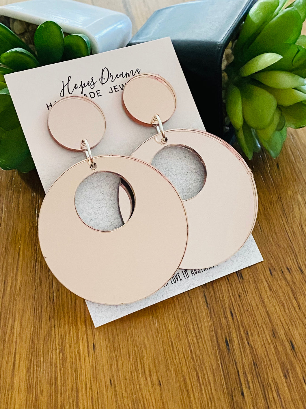 Willow round rose gold